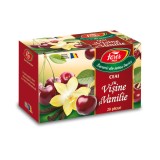 Ceai de visine si vanilie, 20 plicuri, Fares