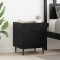 vidaXL Dulap de noapte Stejar negru 40 x 35 x 47.5 cm Lemn compozit 882045