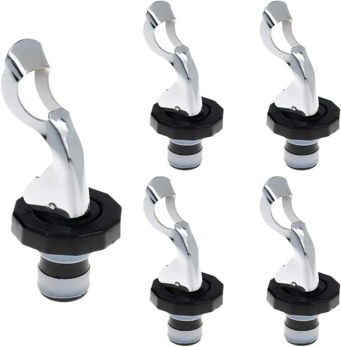 Capace de sticlă cu p&acirc;rghie &ndash; Dopuri universale pentru sticle, dop bere, dop vin, dop șampanie, set 2 buc.