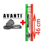 Cumpara ieftin Pachet Statie Radio CB AVANTI Micro Vox + Antena Radio CB AVANTI Aldo Precalibrata 46cm