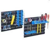 Set 15 piese raft organizator pentru scule Workzone, plastic