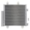 Condensator AC Citroen C1, 2014-, Peugeot 108, 2014-, Toyota Aygo, 2014- Motor 1.0; 1.2 Puretech Aluminiu/Aluminiu Brazat, 390 (352)X353 (335)X16, Cu