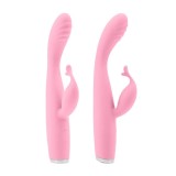 Luxe Skye - Vibrator iepuraș, roz, 18.8 cm