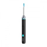 Otoscop Smart Slim curatare urechi, Emeszon&reg;, pentru Copii si Adulti, Camera 5MP HD 1080p, IP67, LED, WIFI, acumulator, negru
