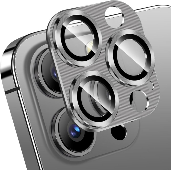 Protectie Camera pentru Iphone 15 Pro, 15 Pro Max Set 3 Bucati - CN