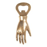 Cumpara ieftin Desfacator sticle metal auriu 11x2x4 cm