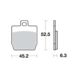 Placute Frana Fata TRW Lucas MCB701 - Moto