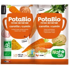 Supa Instant cu Morcovi, Chimion si Legume Ecologica/Bio 2x8.5g