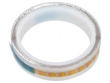 Bandă termică pentru temperaturi ridicate, grosime 0,07mm, culoare ambră - rolă de 50%