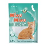 Nisip silicat pisici, Miau Miau, 3.8 L