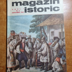 revista magazin istoric septembrie 1967 - anul 1