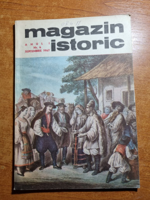 revista magazin istoric septembrie 1967 - anul 1 foto