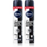 NIVEA MEN Black &amp; White Invisible Original spray anti-perspirant ambalaj economic