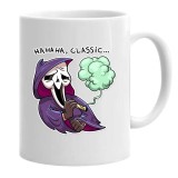 Cana alba personalizata cu movie scream, INOVATIX&reg;. 330 ml