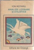 Analize literare si stilistice - Ion Rotaru