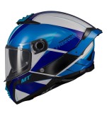 Casca integrala MT Thunder 4 SV Freeway A17 albastru lucios (ochelari soare integrati) - tip viziera: MT-V-28B - Albastru lucios, L (59/60cm)