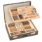 Set tacamuri din inox, FOXMAG24, cu diplomat negru, 72 piese