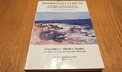 DIVERSITATEA LUMII VII DETERMINATORUL ILUSTRAT AL FLOREI SI FAUNEI ROMANIEI - I foto