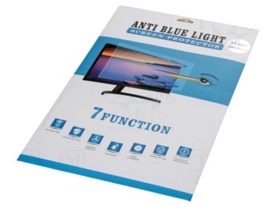Filtru Lumină Albastră Transparent QOLTEC 0,5mm 27&amp;quot; Cod 51049 foto
