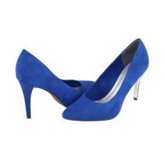 Pantofi cu toc dama - Marco Tozzi albastru - Marimea 37