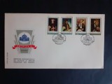 1973 -Expozitia Internationala Filatelica-Socfilex III - serie+colita - LP826 + Lp827 - FDC-uri