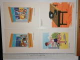 LOT 8 PLANSE SCOLARE VECHI CARTONATE , DIN PERIOADA COMUNISTA