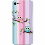 Husa silicon pentru Apple Iphone 5 / 5S / SE, Cute Owl