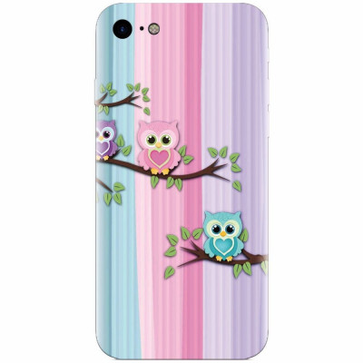 Husa silicon pentru Apple Iphone 5 / 5S / SE, Cute Owl foto