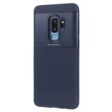 Husa de protectie pentru samsung galaxy s9 plus ipaky elegant grid design tpu hybrid albastru, Flippy