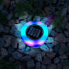 Lampa solara LED - rotunda - LED RGB - 105 x 128, Garden Of Eden
