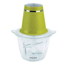 Tocator Heinner HMC-300GR, 300W, 2 cutite inox, bol sticla 1.2 L