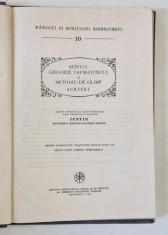 SFINTUL GRIGORIE TAUMATURGUL SI METODIU DE OLIMP. SCRIERI 1984, COLECTIA PSB, NR 10 *PREZINTA URME DE UZURA foto