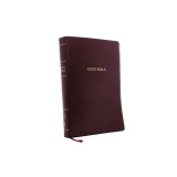 KJV, Reference Bible, Super Giant Print, Leather-Look, Burgundy, Indexed, Red Letter Edition
