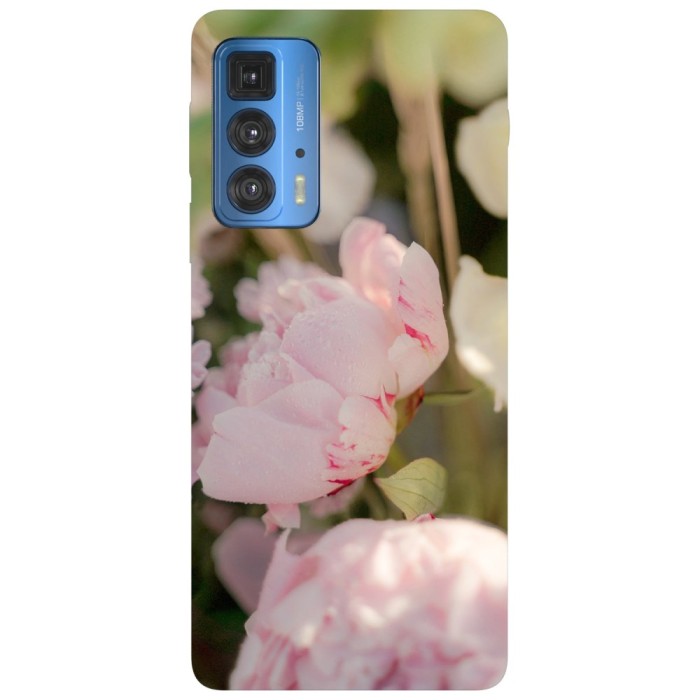 Husa compatibila cu Motorola Edge 20 Lite model Chinese peony flower, Silicon, TPU, Viceversa