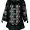 Bluza tip ie dama B2, verde/maro , marimea L