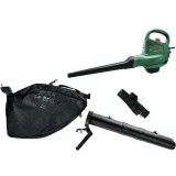 Suflanta si aspirator pentru frunze Bosch Universal GardenTidy 3000, 1600 W, 165-285 km/h viteza aer, 160 l/s debit, curea umar, tub vid, duza suflant
