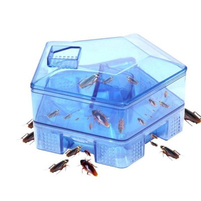 Capcana pentru gandaci reutilizabila din plastic cu 4 zone si 2 nivele foto
