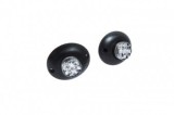 Set 2 Stroboscoape Auto LED Albastre 12V-24V ELIPS, 4 LED, 12W, IP68, Aprobate E20 R10, R65 E9