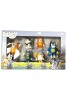 Set 6 figurine albastre, multicolore, 4-6cm, Bluey
