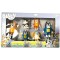 Set 6 figurine albastre, multicolore, 4-6cm