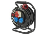 Prelungitor alimentare PLASTROL 5x1,5mm2 20m 16A 3 prize gumă negru