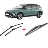 Cumpara ieftin Set 3 stergatoare HYUNDAI BAYON (BC3) 2021, pentru parbriz si luneta, Bosch Twin