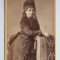 CDV Atelier Turcia Constantinople Abdullah Freres femeie romanca