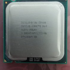 Intel Core 2 Duo: E8400 , frecv. 3 GHz/cache 6 MB/bus speed 1333MHz/-Socket 775