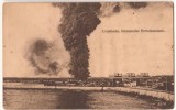 SV * Constanta * EXPLOZIE LA UN TANC PETROLIER * 1917 * WWI, Circulata, Printata, Fotografie