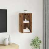 Cabinet TV cu raft Pe perete Lemn vechi 37 x 37 x 72 cm Lemn compozit