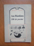 100 DE POEME de ANA BLANDIANA