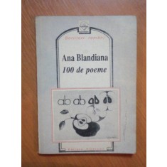 100 DE POEME de ANA BLANDIANA
