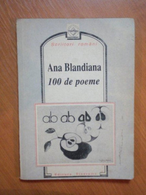 100 DE POEME de ANA BLANDIANA foto