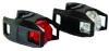 Set Far + Stop Bicicleta Fighter 1 LED, 2 Functii, Negru, MXBAC0335, Rezistent Apa, Baterii Incluse, LED Alb/Rosu